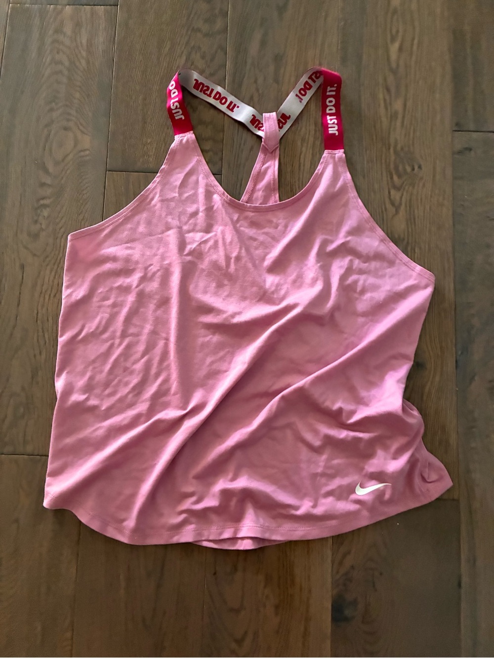 Nike Logo Swoosh Racerback Halter Tank Branded Straps